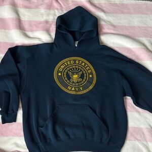 Navy Blue United States Navy Hoodie